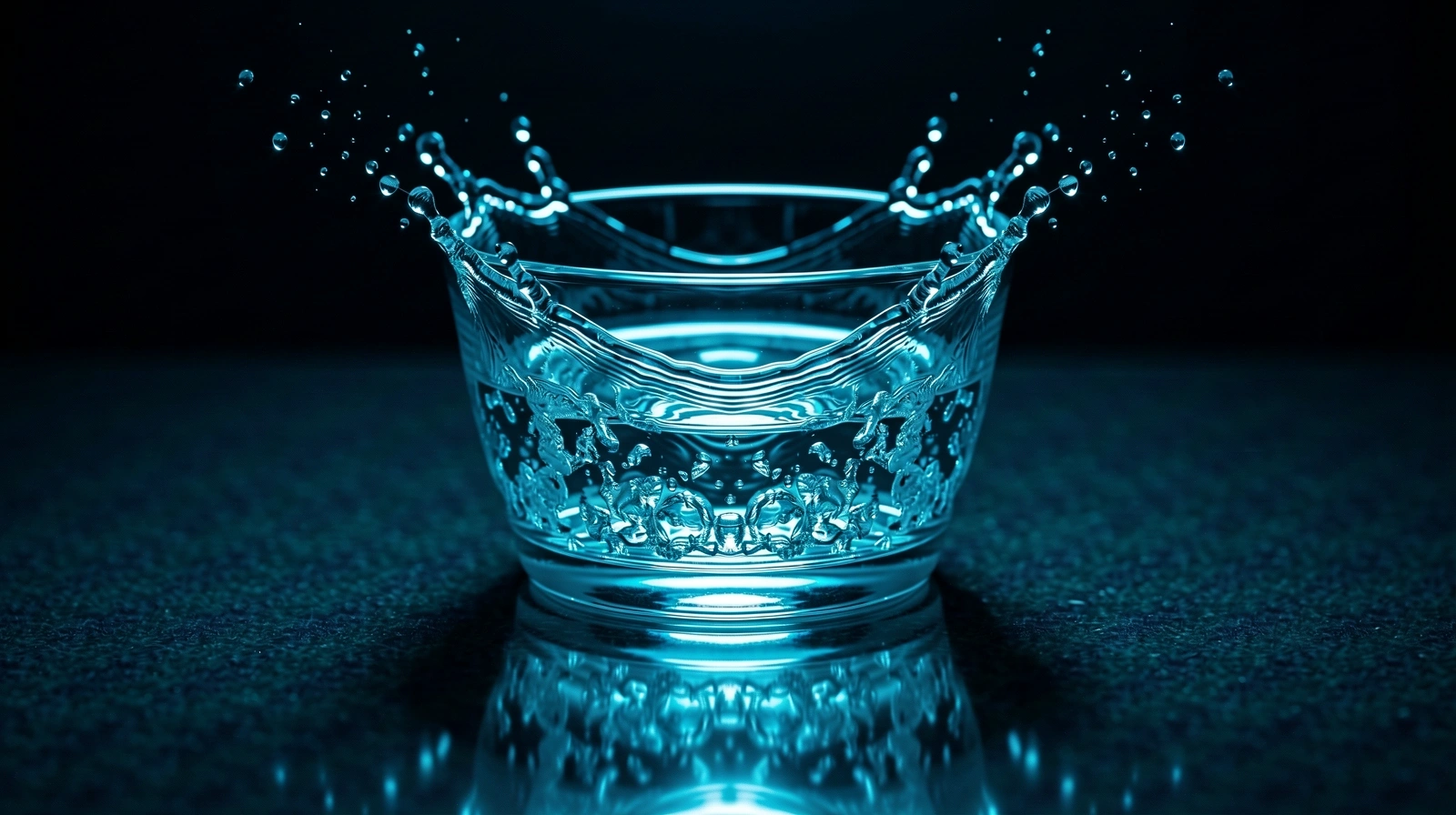 Impact dynamique d'une goutte d'eau